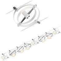 944.92 Paulmann Seilsystem Cardan max 8x 7,5W GU5,3 weiss 230/12V 60VA ohne LM