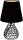 48210 Pauleen Black Brilliance Tischleuchte max. 20 Watt Schwarz Stoff, Metall E27