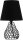 48210 Pauleen Black Brilliance Tischleuchte max. 20 Watt Schwarz Stoff, Metall E27
