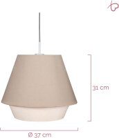 48093 Pauleen Noble Delight Pendelleuchte max20W E27 Grau...