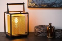 LUCIDE SANSA - Tischlampe - 1xE27 - Schwarz