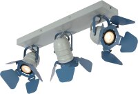 Lucide PICTO Deckenleuchte Kinderzimmer 3x GU10 Leuchtmittel Blau Deckenstrahler