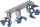 Lucide PICTO Deckenleuchte Kinderzimmer 3x GU10 Leuchtmittel Blau Deckenstrahler