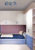 Lucide PICTO Deckenleuchte Kinderzimmer 3x GU10 Leuchtmittel Blau Deckenstrahler