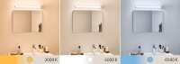 Paulmann LED Spiegelleuchte Luno IP44 White Switch 230V CCT Sensor 2700/4000/6500 Kelvin für Badezimmer & Feuchträume
