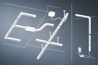 Paulmann URail Spot Asthene oder Pendelleuchte Corus Chrom matt E27 PAR38 LED