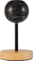 48191 Pauleen Marble Dream Tischleuchte max. 20 Watt Schwarz, Holz Marmor, Holz E27