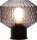 48195 Pauleen Gleaming Smoke Tischleuchte max. 20 Watt Rauchglas, Schwarz Glas, Metall E27