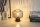48195 Pauleen Gleaming Smoke Tischleuchte max. 20 Watt Rauchglas, Schwarz Glas, Metall E27