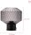 48195 Pauleen Gleaming Smoke Tischleuchte max. 20 Watt Rauchglas, Schwarz Glas, Metall E27