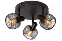 Lucide MAREN - Deckenstrahler 37 cm - 3xE14 Schwarz