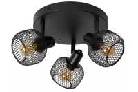 Lucide MAREN - Deckenstrahler 37 cm - 3xE14 Schwarz