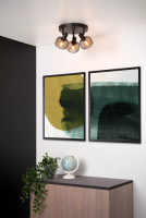 Lucide MAREN - Deckenstrahler 37 cm - 3xE14 Schwarz