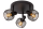 Lucide MAREN - Deckenstrahler 37 cm - 3xE14 Schwarz