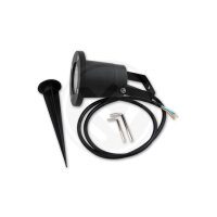 GARTENLAMPE Erdspieß Reflektor GU10 3000k/4000k 230V Schwarz IP65 Außen Spotlight