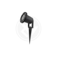 GARTENLAMPE Erdspieß Reflektor GU10 3000k/4000k 230V Schwarz IP65 Außen Spotlight