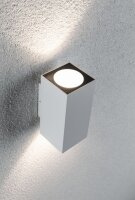 Paulmann Flame LED Außenleuchte Weiß IP44 3,8W 3000K Warmweiß Aluminium Wandleuchte 230V