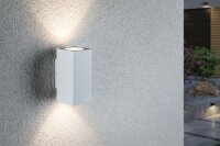 Paulmann Flame LED Außenleuchte Weiß IP44 3,8W 3000K Warmweiß Aluminium Wandleuchte 230V