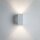Paulmann Flame LED Außenleuchte Weiß IP44 3,8W 3000K Warmweiß Aluminium Wandleuchte 230V