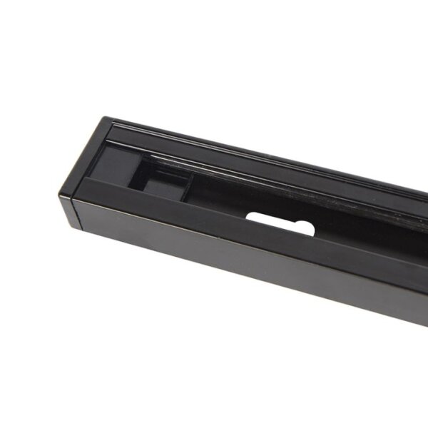 MRail 0.5 Meter Schiene inkl. 1 Endkappe Schwarz