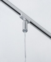 Paulmann URail Schienensystem Light&Easy Pendel Blanko 1x11W E27 230V Metall Chrom matt