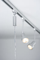 Paulmann URail Schienensystem Light&Easy Pendel Blanko 1x11W E27 230V Metall Chrom matt