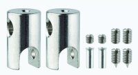 Paulmann WS L&E Seilklotz Seilsysteme 2er Pack max.150W/Stange max.300W Chrom 12V Met