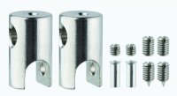 Paulmann WS L&E Seilklotz Seilsysteme 2er Pack max.150W/Stange max.300W Chrom 12V Met