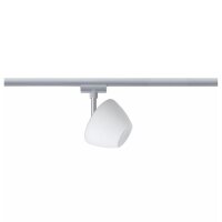 Paulmann URail Schienensystem Light&Easy Spot Zambaioni 1x40W GZ10 Chrom matt/Satin 230V Metall/Glas