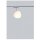 Paulmann URail Schienensystem Light&Easy Spot Zambaioni 1x40W GZ10 Chrom matt/Satin 230V Metall/Glas