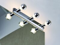 Paulmann Mirror Regula Lichtleiste max.3x40W E14 Chrom 230V Metall